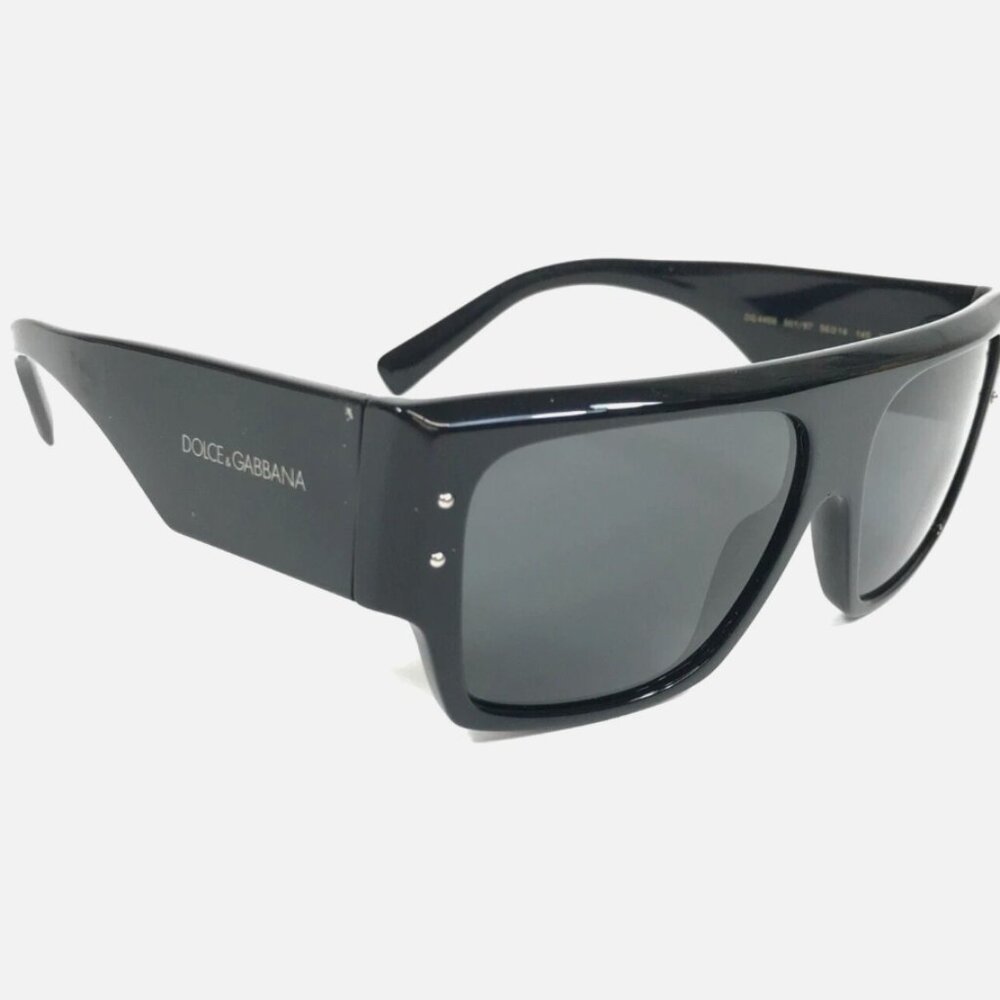 Dolce & Gabbana Mens 56mm Black Sunglasses